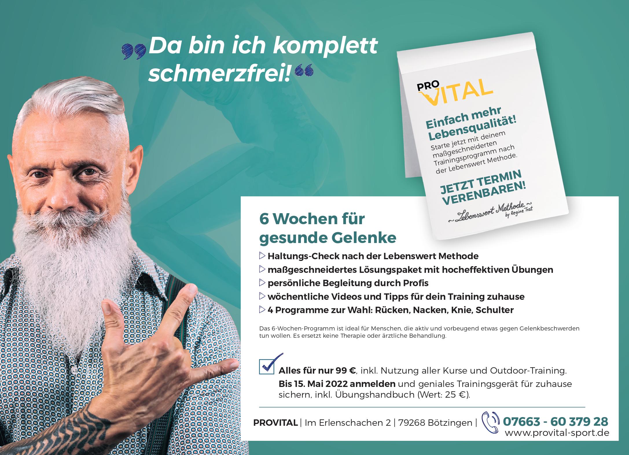 Schmerzfrei Aktion